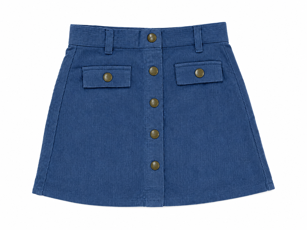 HALSTON SKIRT (BLUE)