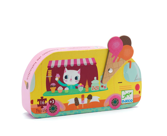 Ice Cream Truck Mini Puzzle (16pc)