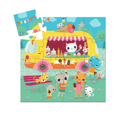 Ice Cream Truck Mini Puzzle (16pc)