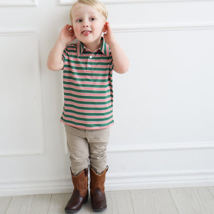 Kyle Polo (Red/Green Stripes)