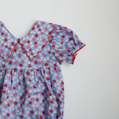 Conley Bubble (Blue Ditsy Floral)