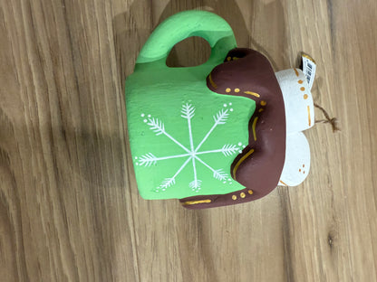 Snowflake Hot Chocolate Mug Ornament