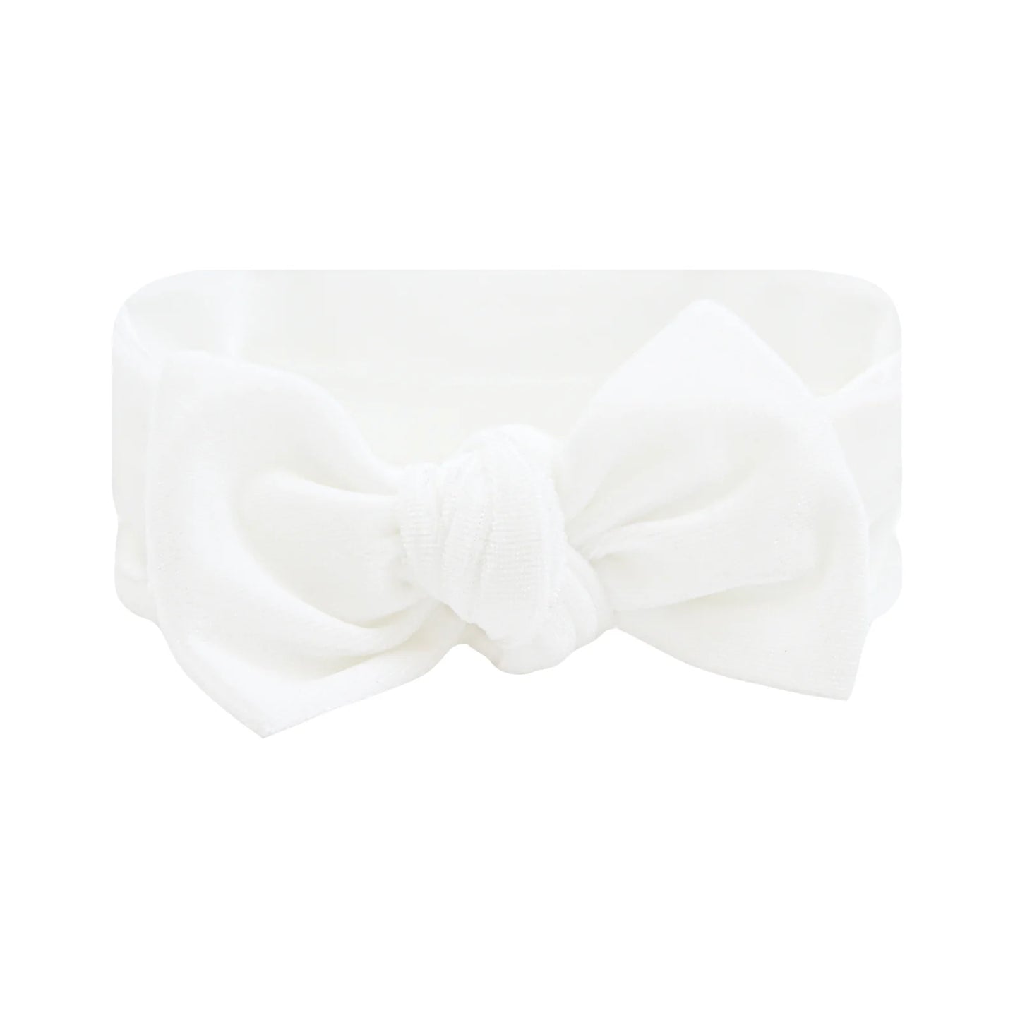 Velvet Knot Headband (Ivory)