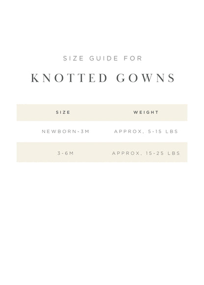 Lane Ribbed Knotted Gown