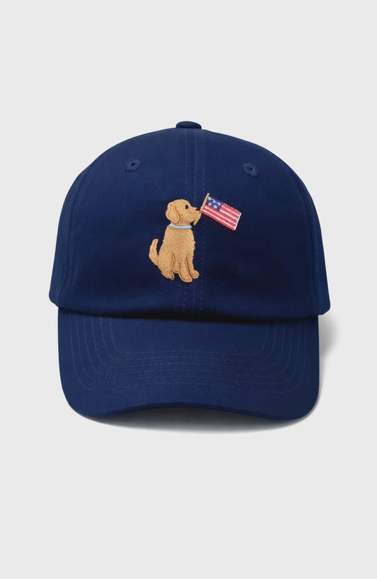 Patriotic Dog Baseball Hat