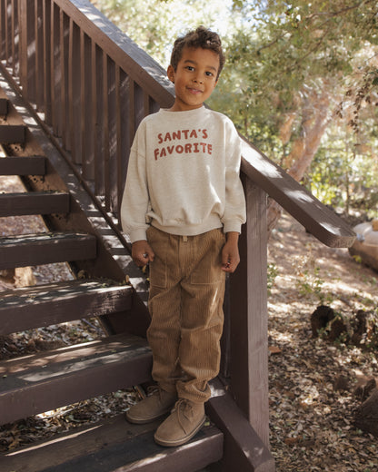 RELAXED SWEATSHIRT (SANTA'S FAVORITE)