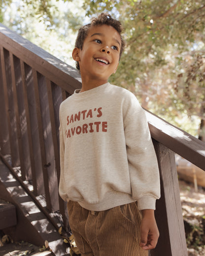 RELAXED SWEATSHIRT (SANTA'S FAVORITE)