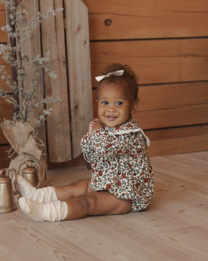 FERN ROMPER (HOLIDAY FLORAL)