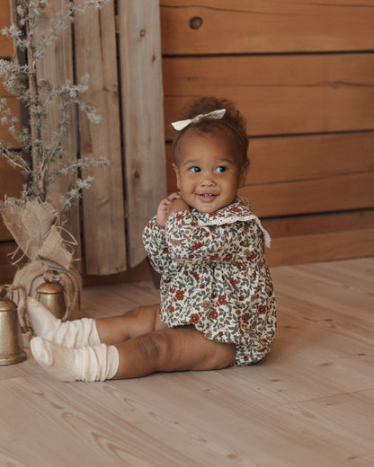 FERN ROMPER (HOLIDAY FLORAL)