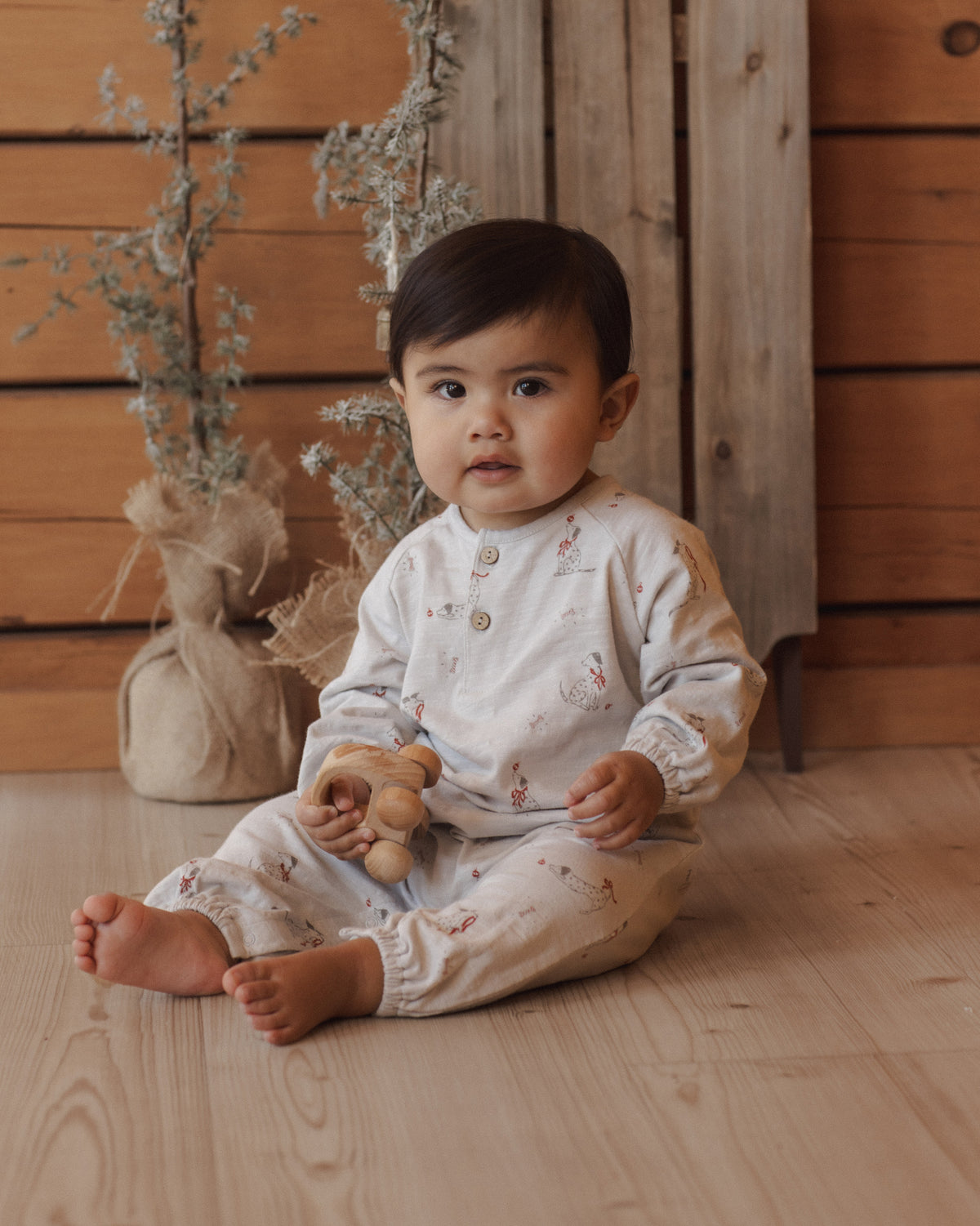 HENLEY JUMPSUIT (DALMATIAN)