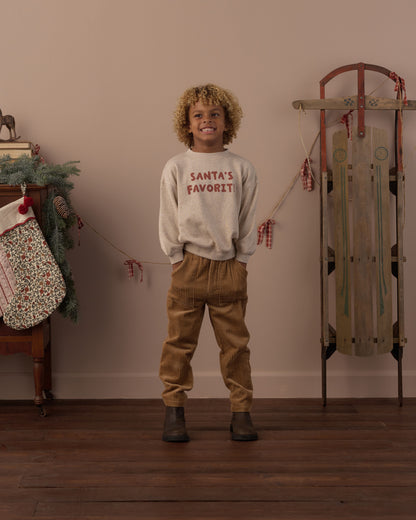 RELAXED SWEATSHIRT (SANTA'S FAVORITE)