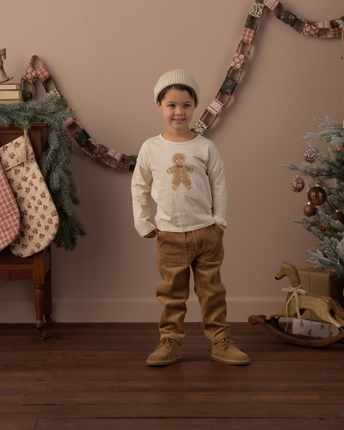 LONG SLEEVE TEE (GINGERBREAD MAN)