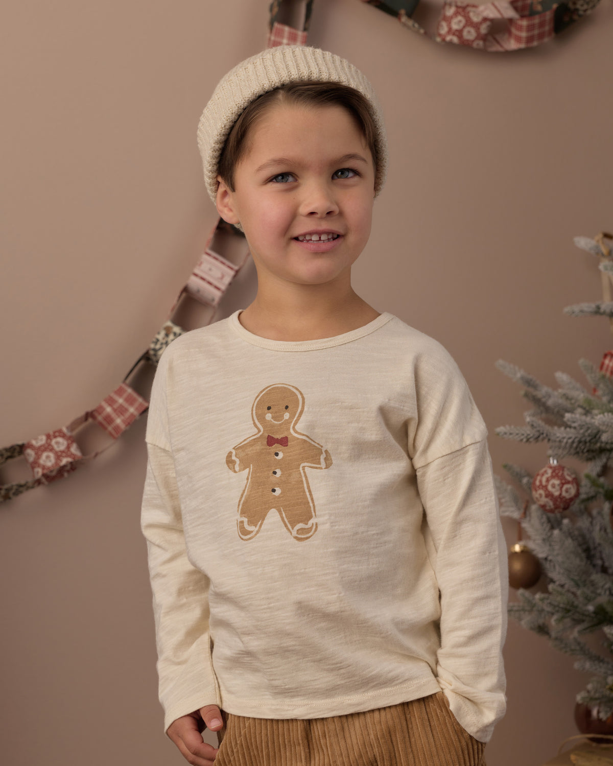 LONG SLEEVE TEE (GINGERBREAD MAN)