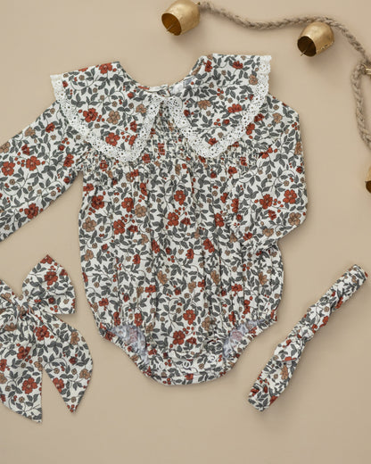 FERN ROMPER (HOLIDAY FLORAL)