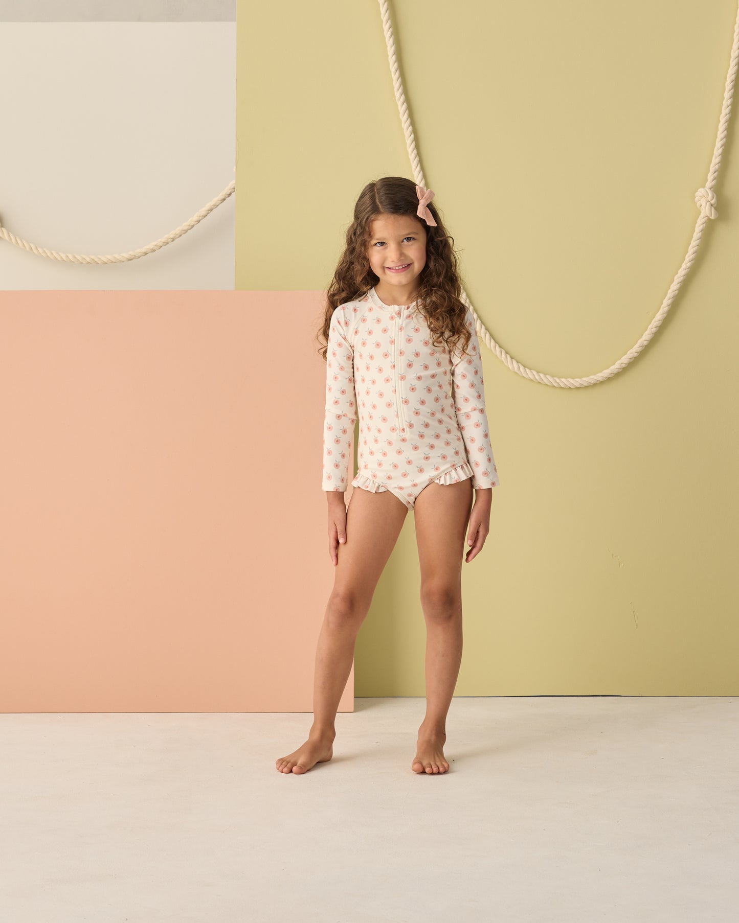 RASHGUARD ONE-PIECE PEACHES