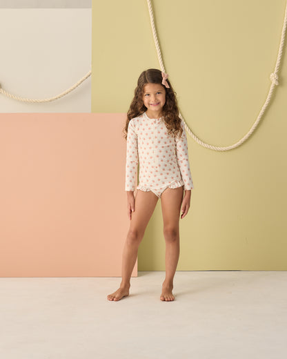 RASHGUARD ONE-PIECE PEACHES