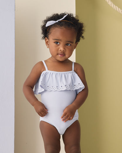 OFF-THE-SHOULDER ONE-PIECE PERIWINKLE