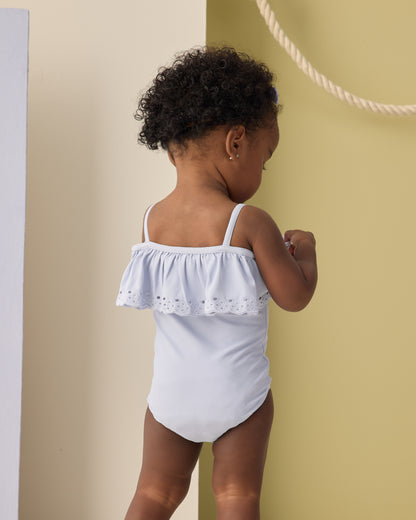 OFF-THE-SHOULDER ONE-PIECE PERIWINKLE