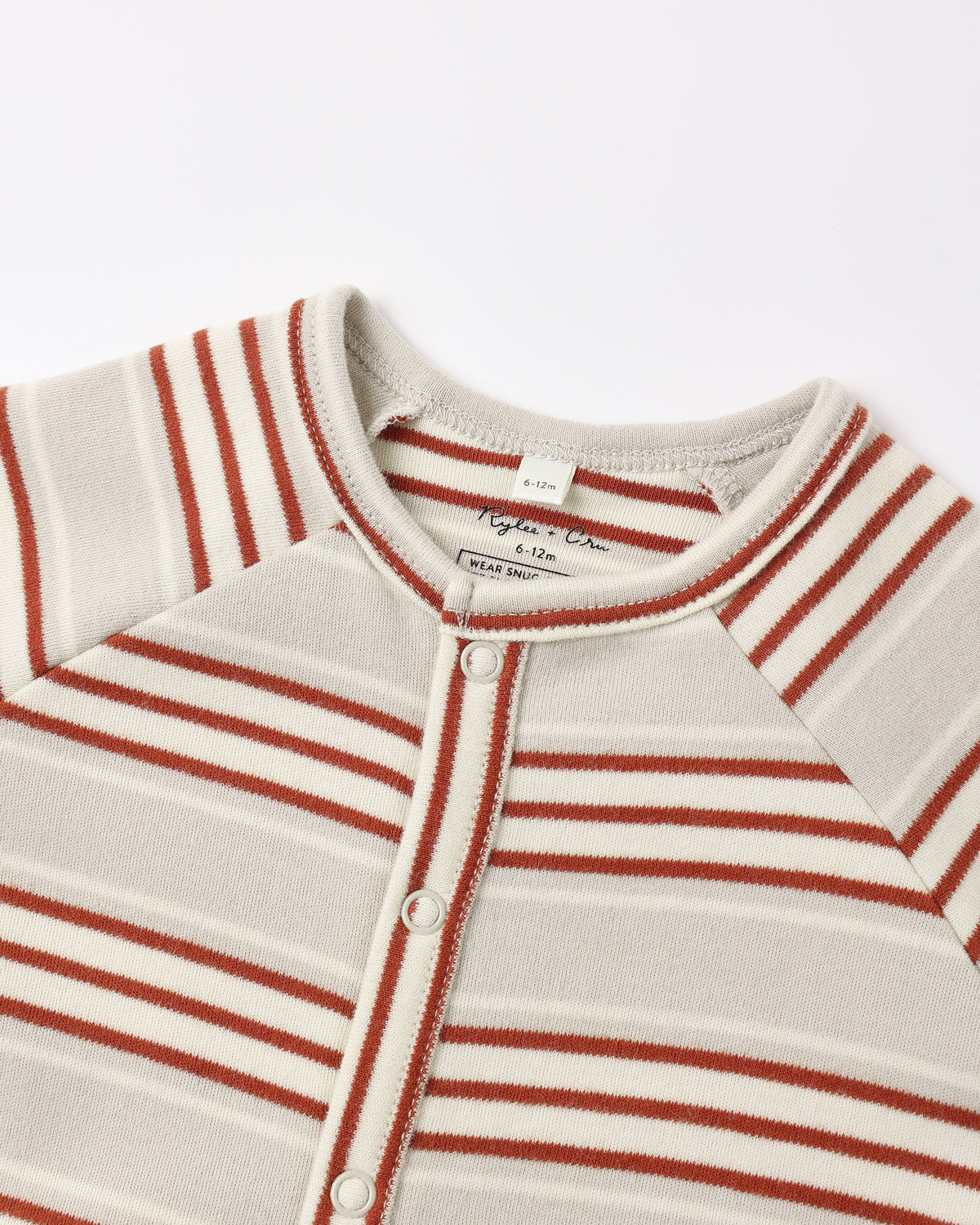 ORGANIC LONG JOHN PAJAMAS (HOLIDAY STRIPE)