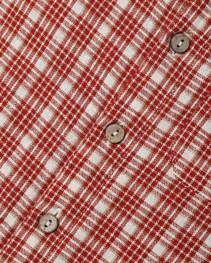 COLLARED LONG SLEEVE SHIRT (VINTAGE PLAID)