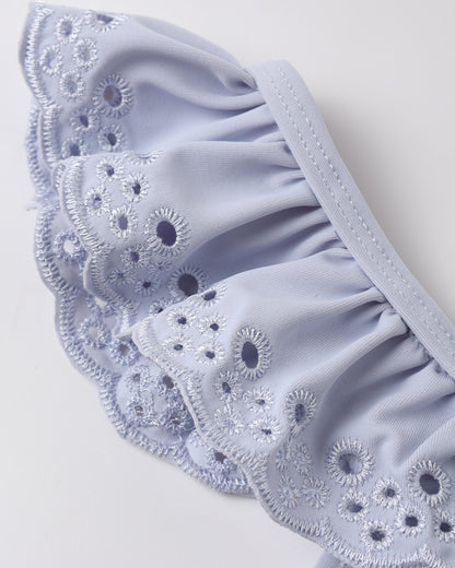 OFF-THE-SHOULDER ONE-PIECE PERIWINKLE