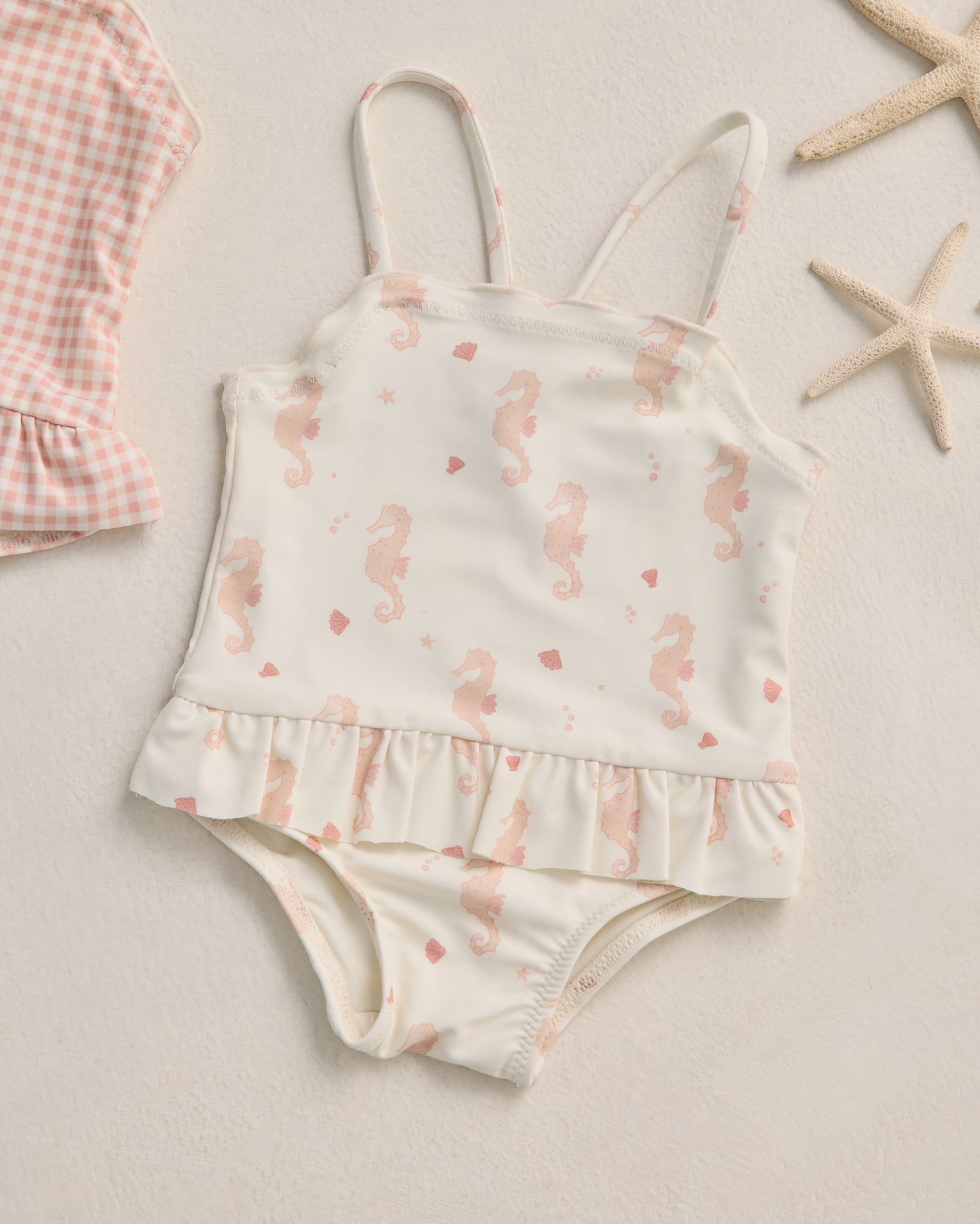TORI SKIRTED ONE-PIECE SEAHORSES