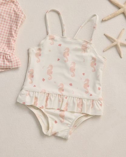 TORI SKIRTED ONE-PIECE SEAHORSES