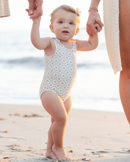 MILLIE ONE-PIECE GREEN FLEUR