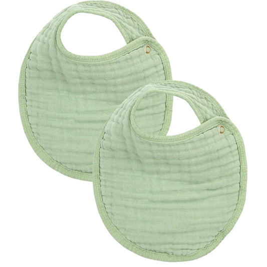 Cloud Muslin™ Bib 2 Pack (Sage)