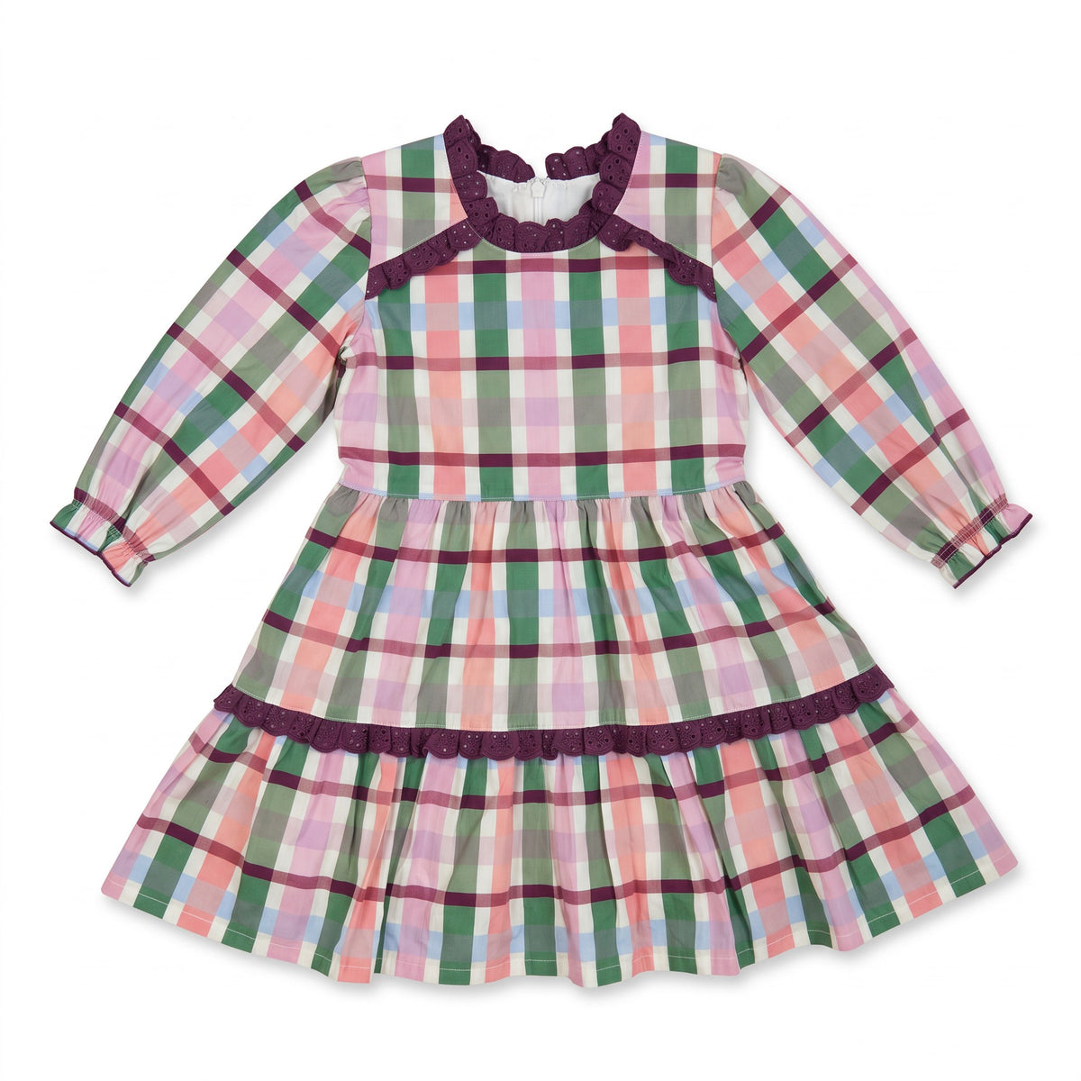 SCARLETT DRESS (AUTUMN PLAID)