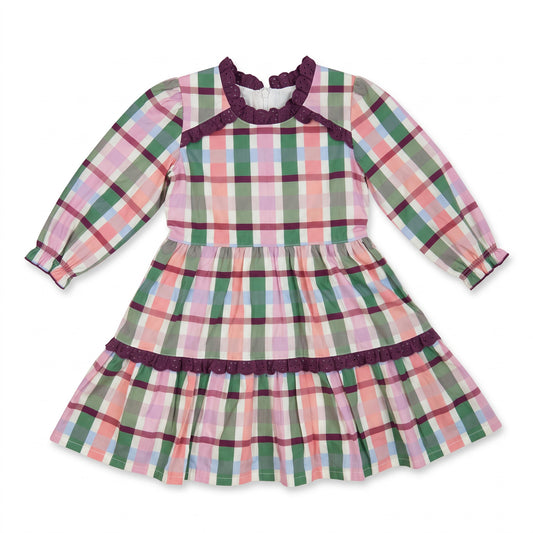 SCARLETT DRESS (AUTUMN PLAID)