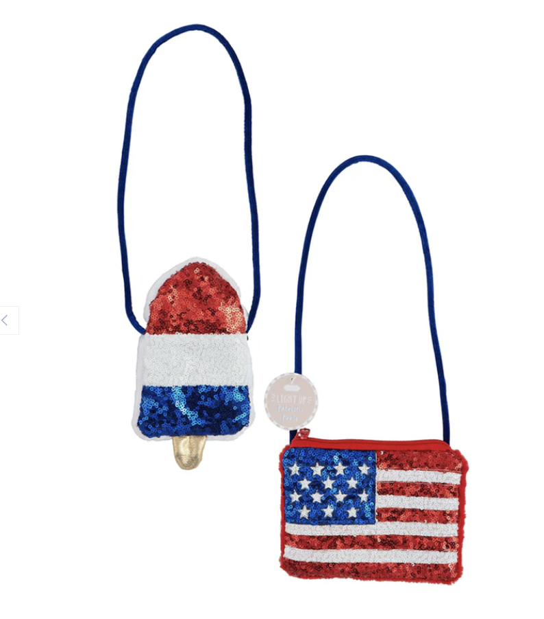 Light Up Patriotic Purse
