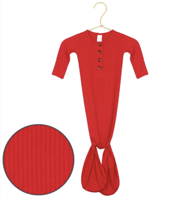 Sterling Ribbed Knotted Gown