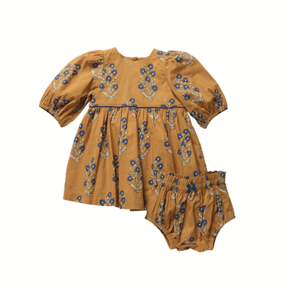 BABY GIRLS BROOKE DRESS SET (HARVEST DEWDROP)