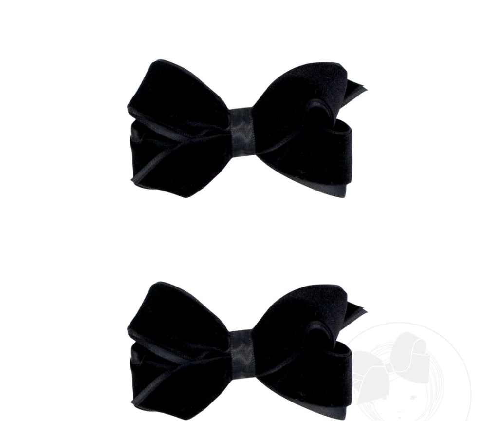 Mini Velvet Bow Pair