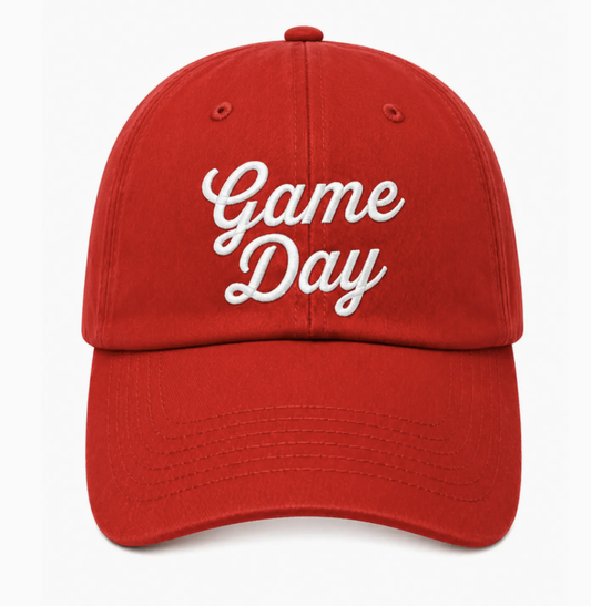 Game Day Bow Baseball Hat