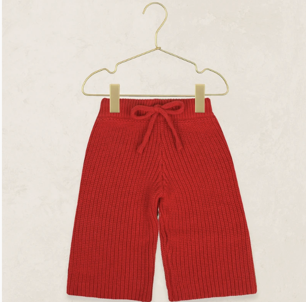 Knit Chunky Wide Leg Pant
