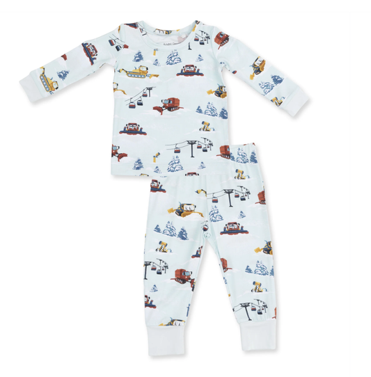 Snow Cats - Long Sleeve Loungewear Set