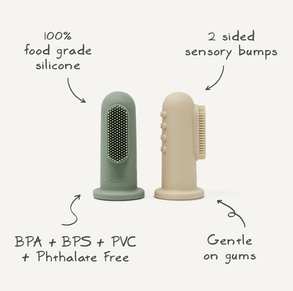 Finger Toothbrush (Clay/Shifting Sand)