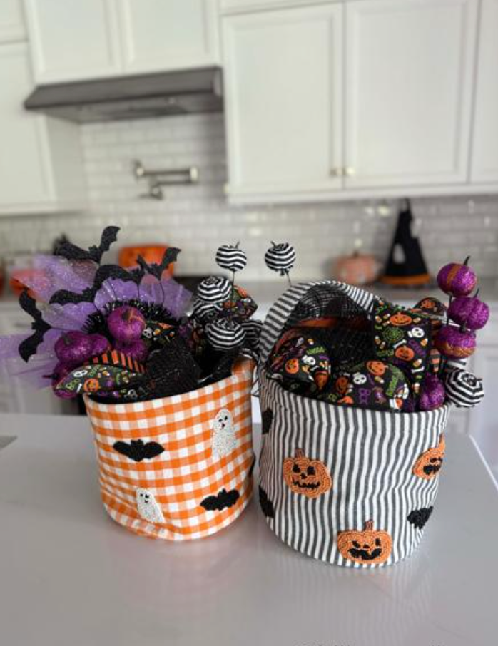Halloween Beaded Treat Buckets *FINAL SALE*