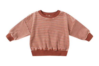 Relaxed Velour Sweatshirt