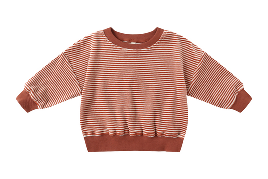 Relaxed Velour Sweatshirt