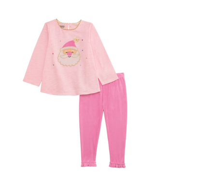 Pink Santa Tunic & Legging Set *FINAL SALE*