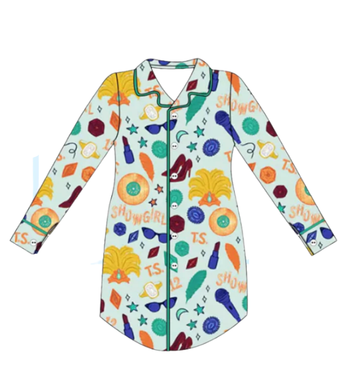 Women's Life of A Showgirl Inspired Sleep Shirt