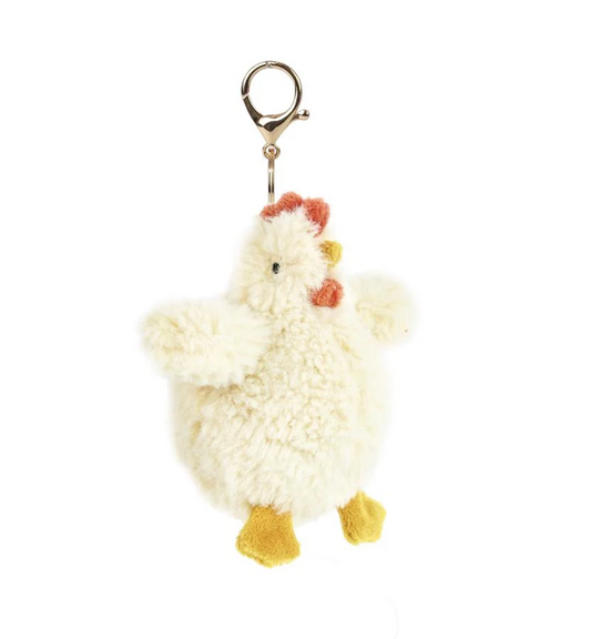 Hazel Hen Plush Keychain