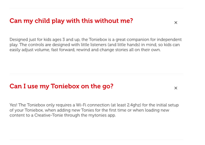 Toniebox Starter Set - Red
