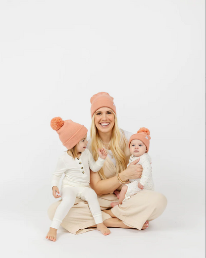 Salmon Pink Beanie