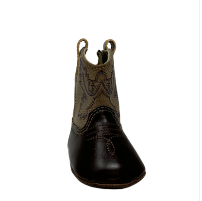 Infant Brown Cowboy Boot (Sizes 0-3)