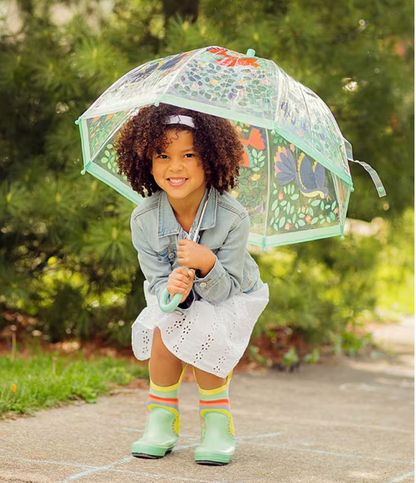 Transparent Umbrella (Flowers & Birds)