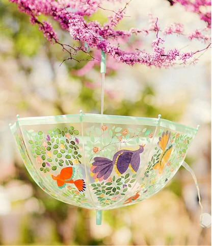 Transparent Umbrella (Flowers & Birds)